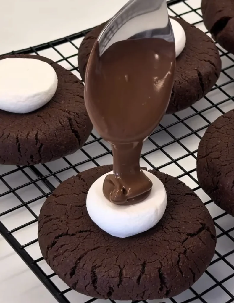 Chocolate Marshmallow Cookies
